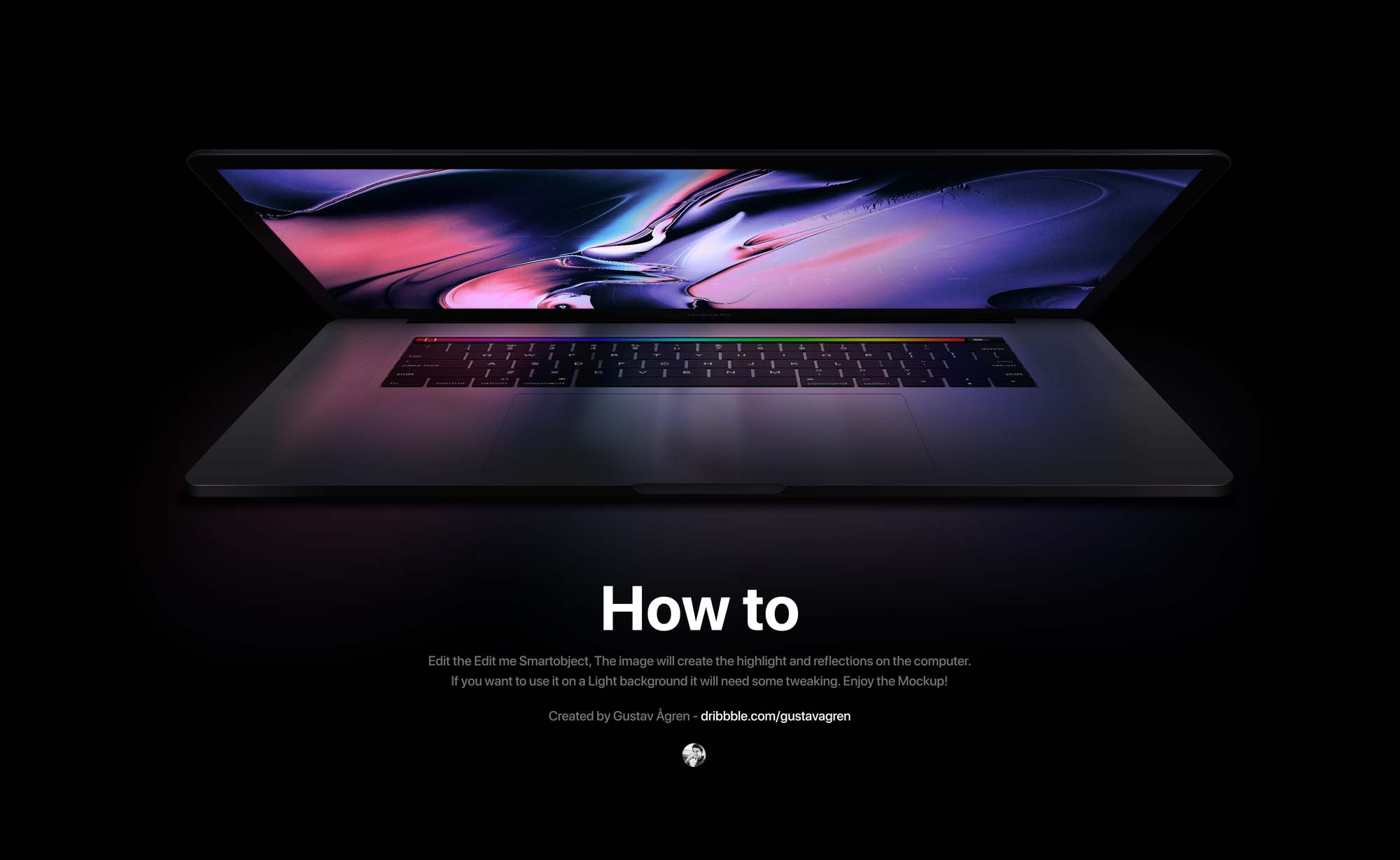 New MacBook Pro Mockup 2018