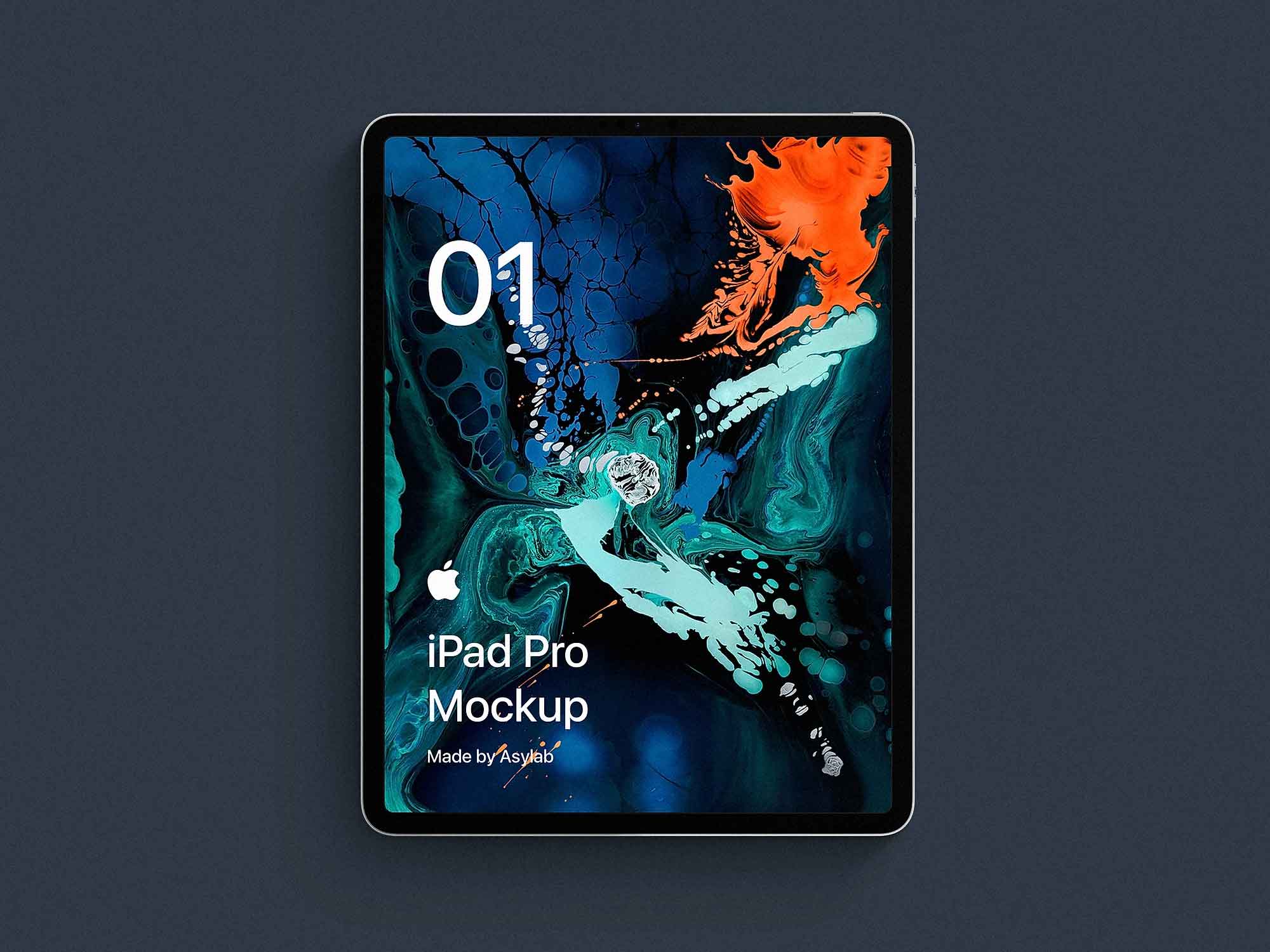 iPad Pro Front Mockup