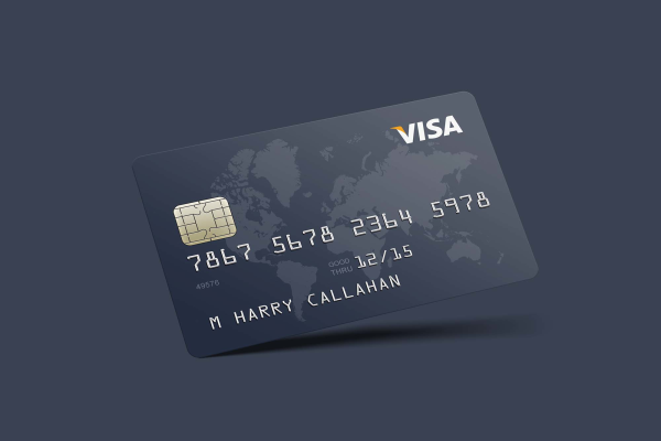 Photorealistic Credit Card Mockup