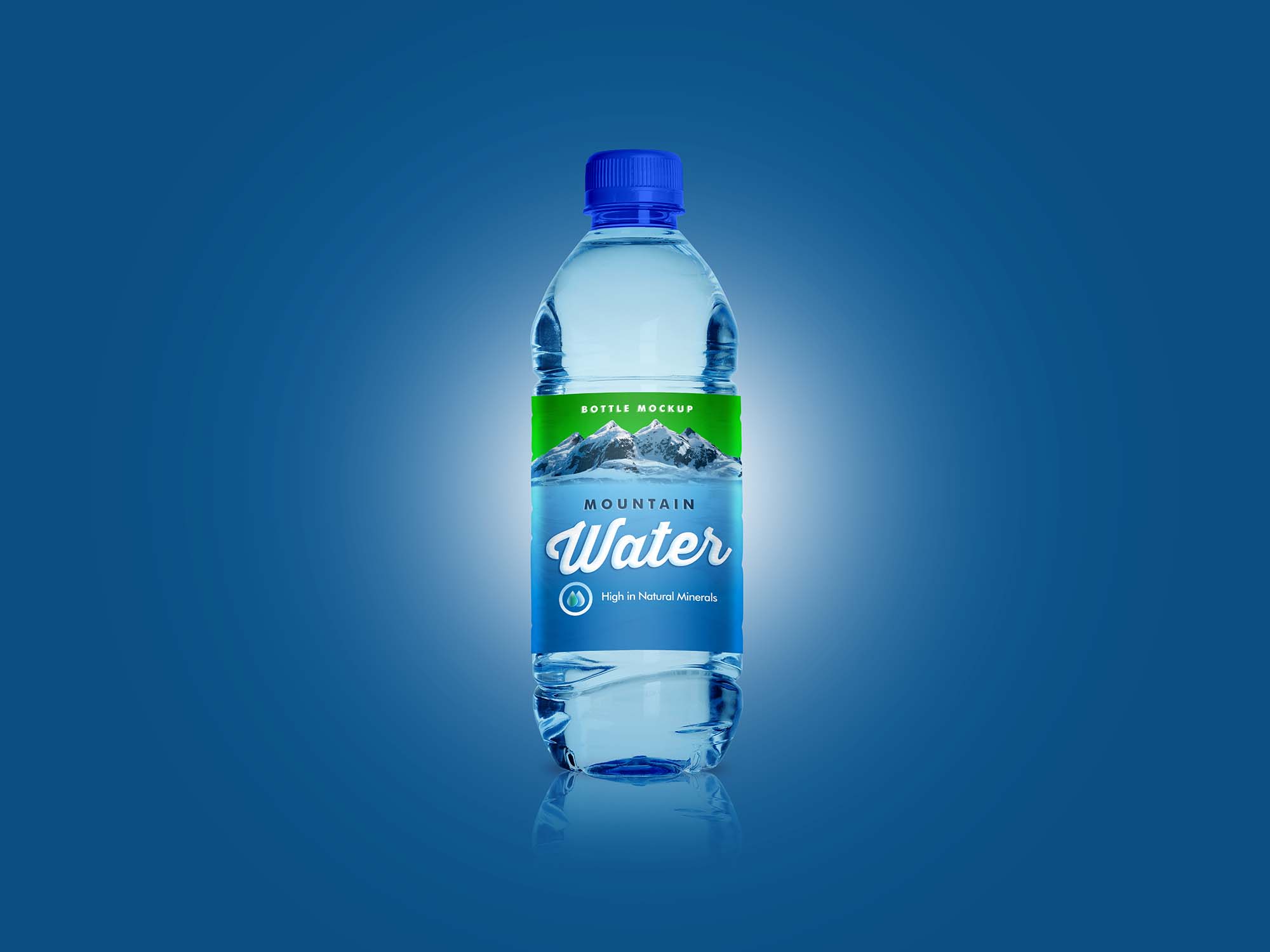 New Water Bottle Mockup