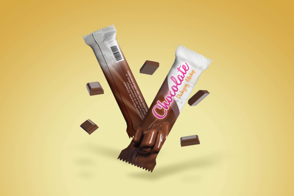 New Chocolate Bar Packaging Mockup