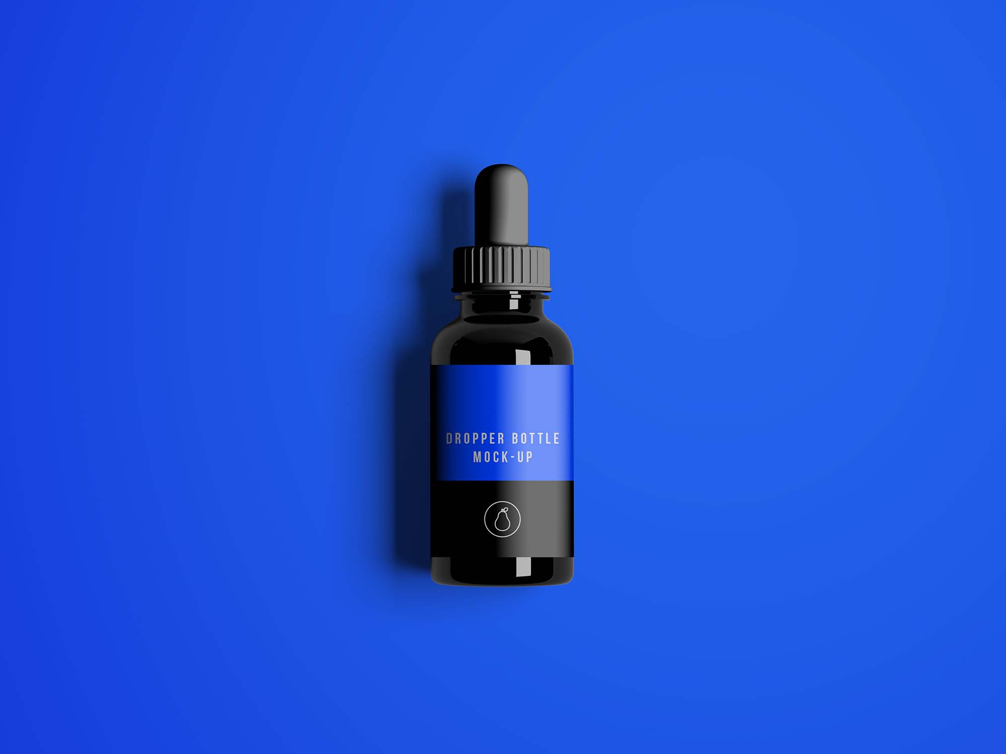 Simple Dropper Bottle PSD Mockup (Free) by Graphic Pear