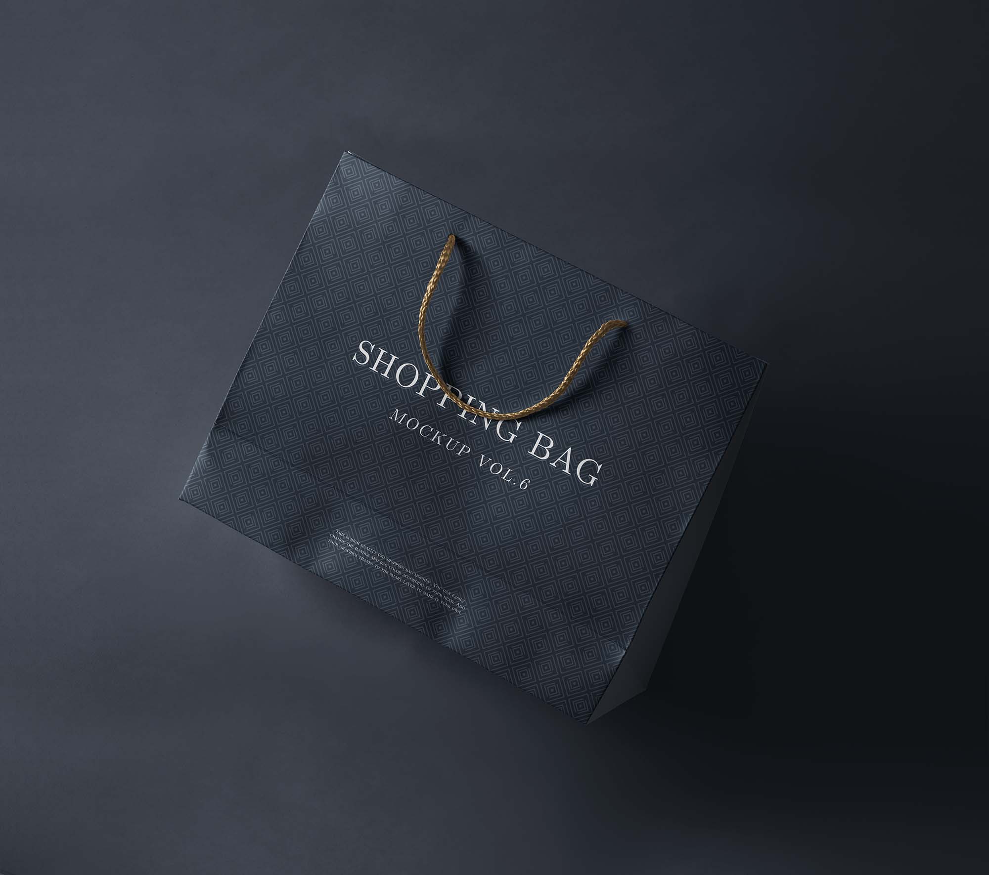 Photorealistic Shopping Bag Mockup