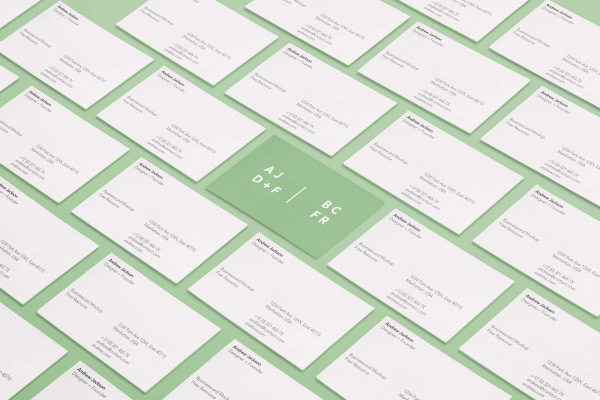 Cool Business Cards Mockup