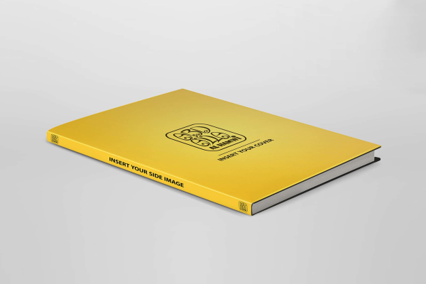 Perspective Hardcover Book Mockup