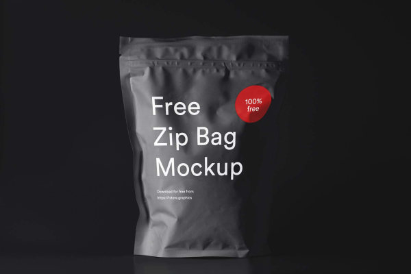 Zip Bag Mockup