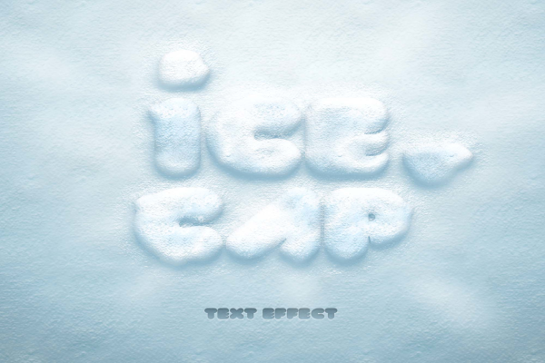 Snow Text Effect