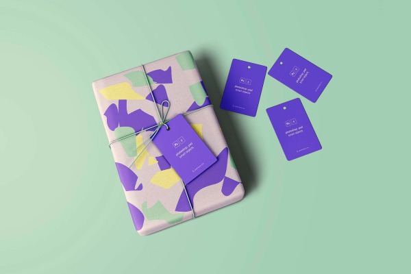 Wrapped Gift Mockup
