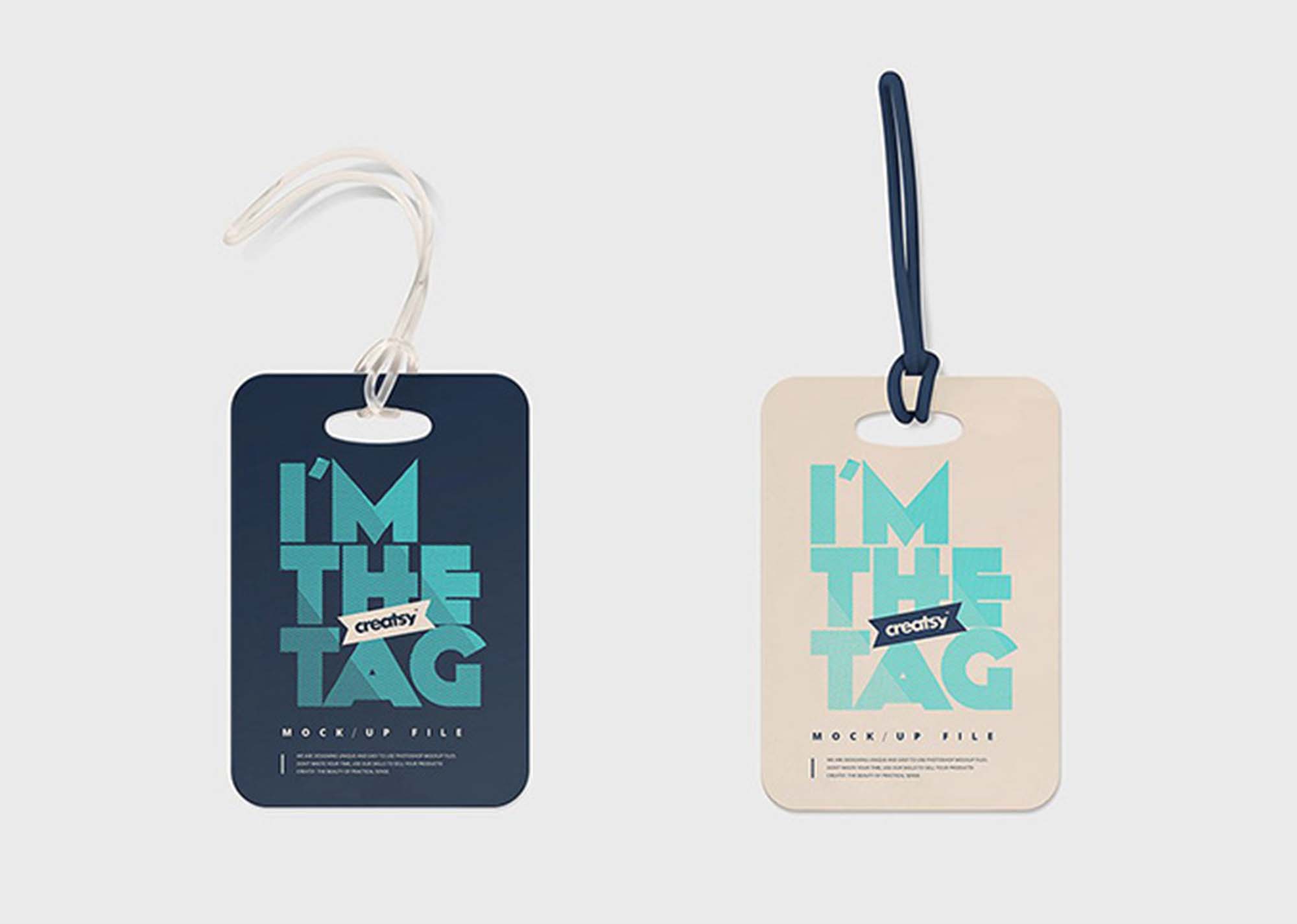 Luggage Tag Mockups  PSD  Free Download  iMockups Throughout Luggage Label Template Free Download