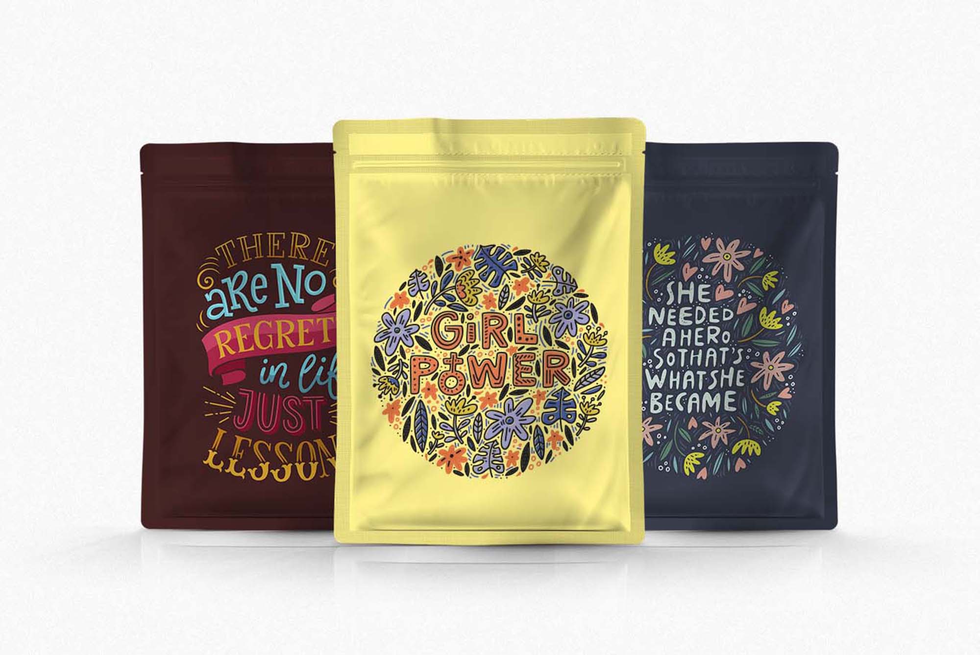 New Pouch Package Mockup