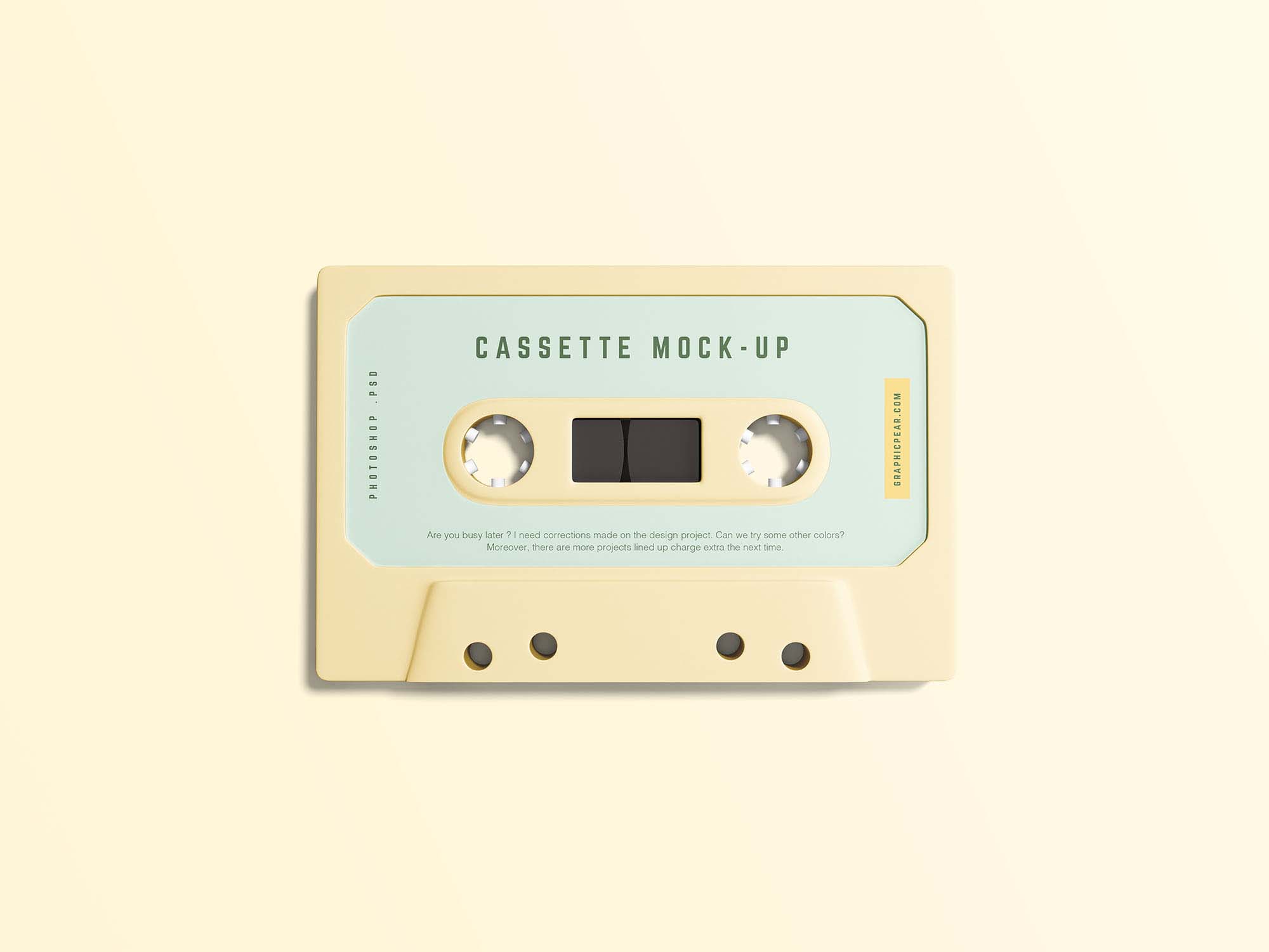 Cassette Tape Mockup