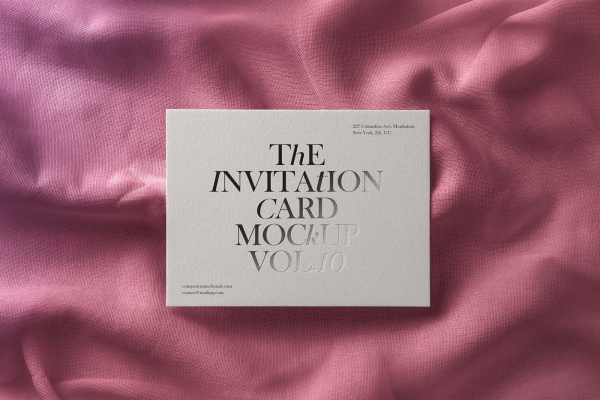 Invitation Card Mockup