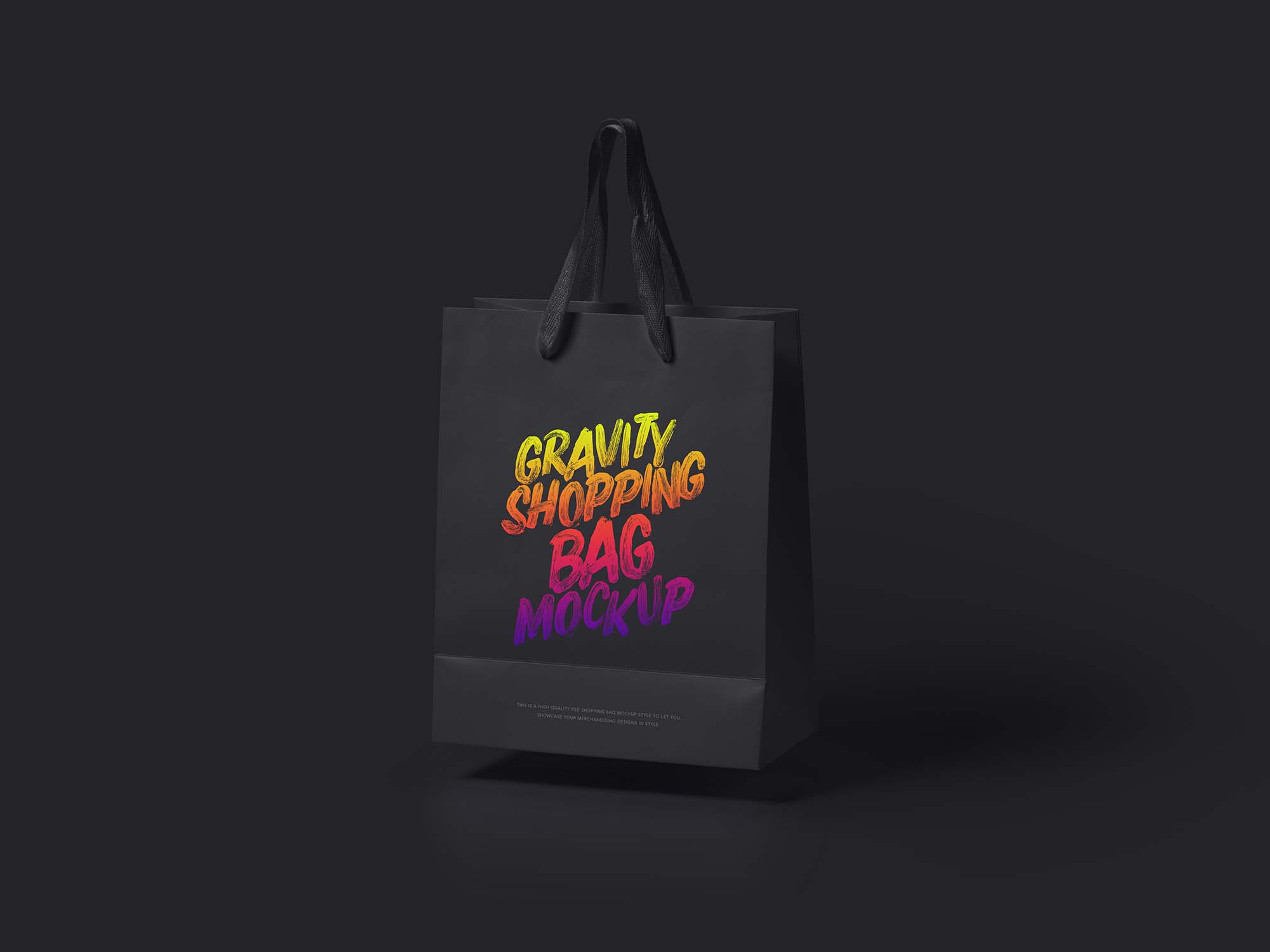 Download New Gravity Shopping Bag Psd Mockup Free By Pixeden