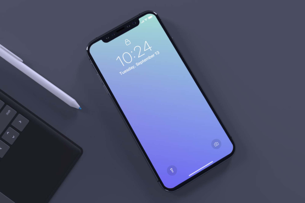 Best View of iPhone X  Mockup