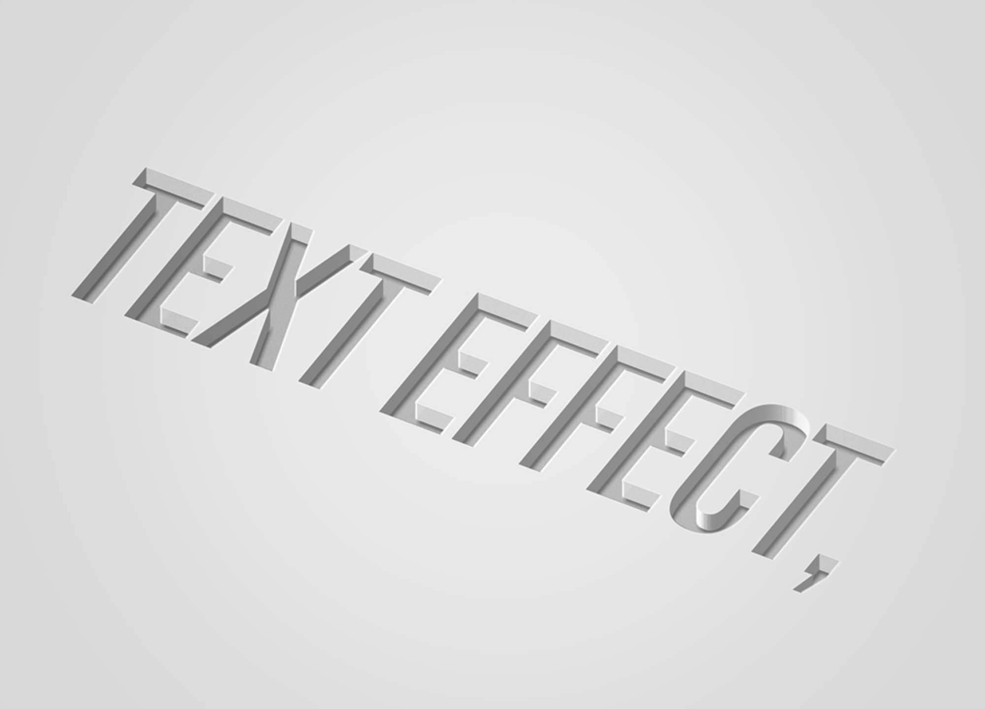 Text Effect Mockup