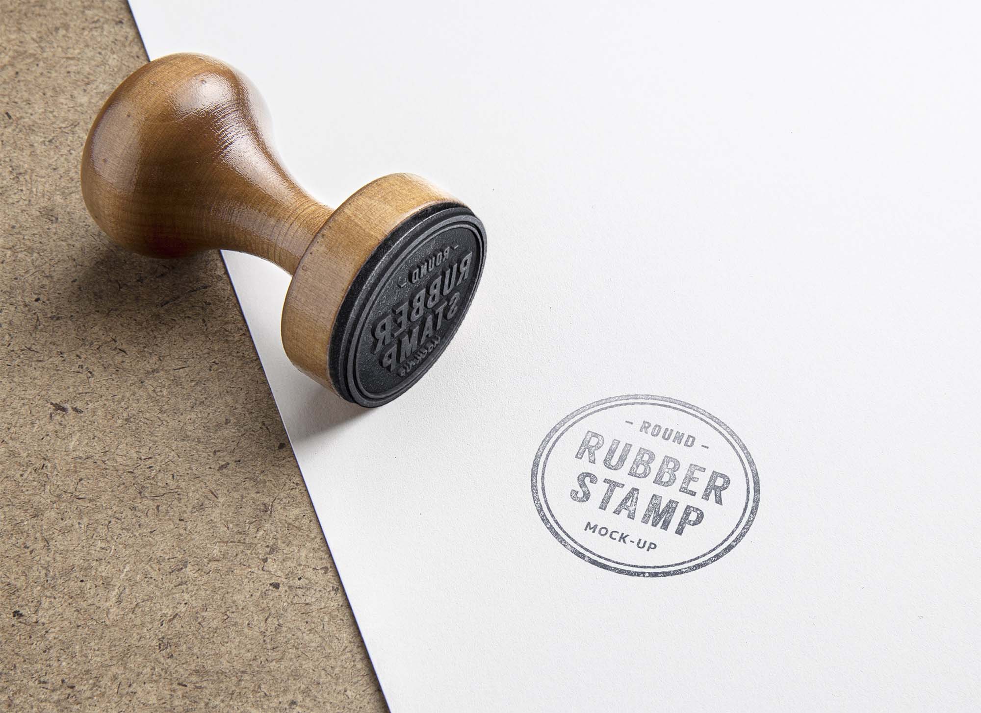 New Rubber Stamp Mockup