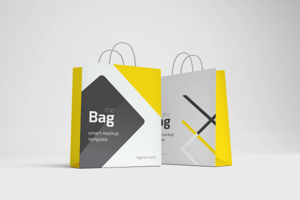 Stylish Shopping Bag Mockup