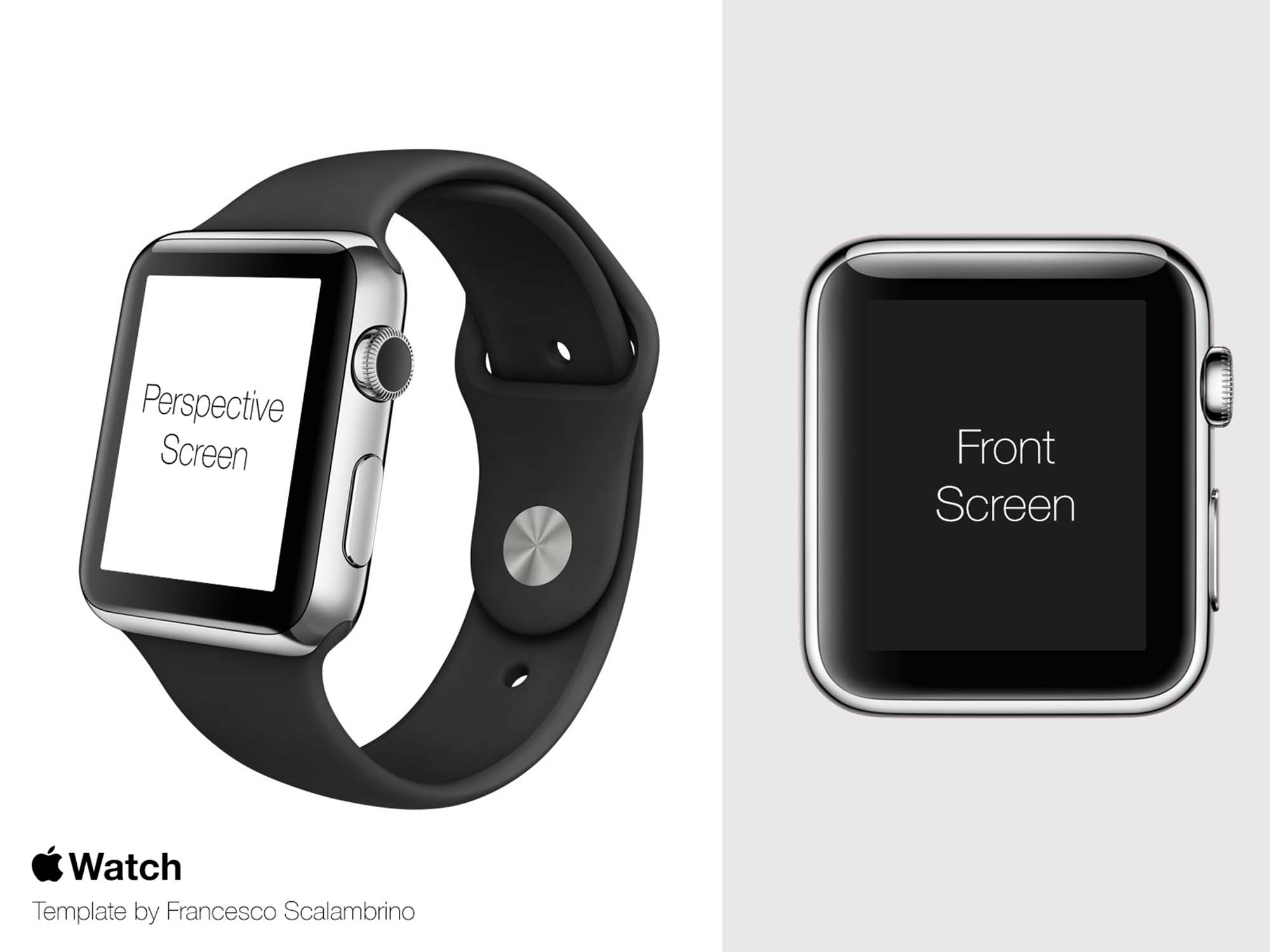 Apple Watch Mockup Template