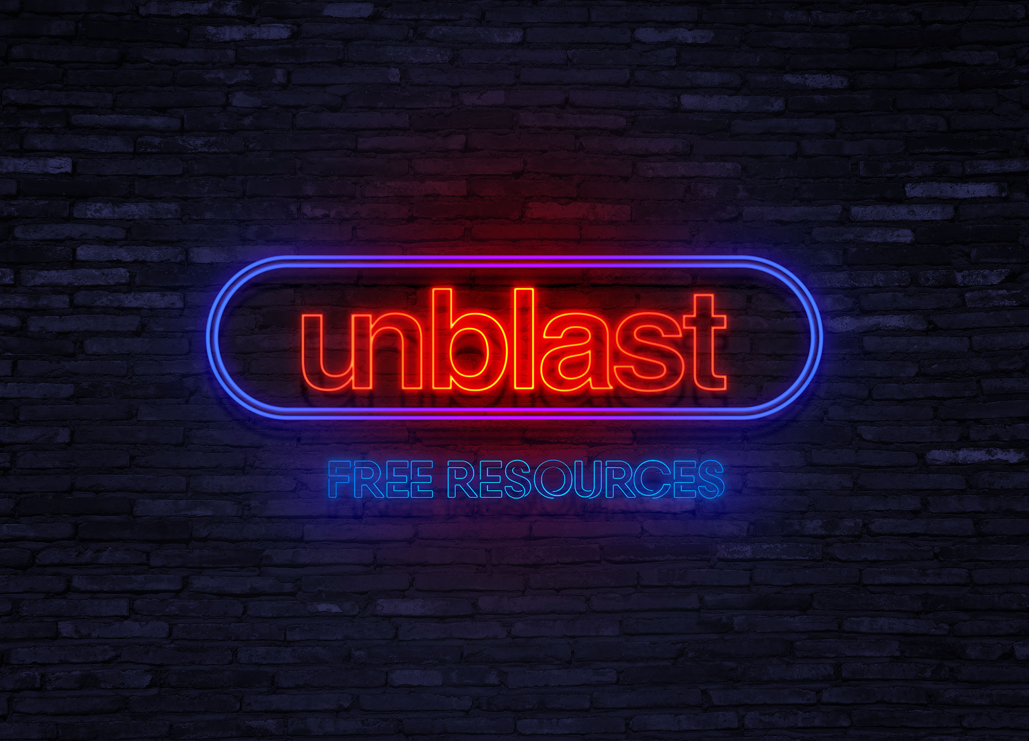 Download New Neon Text Effect PSD Mockup (Free) by Graphics Fuel