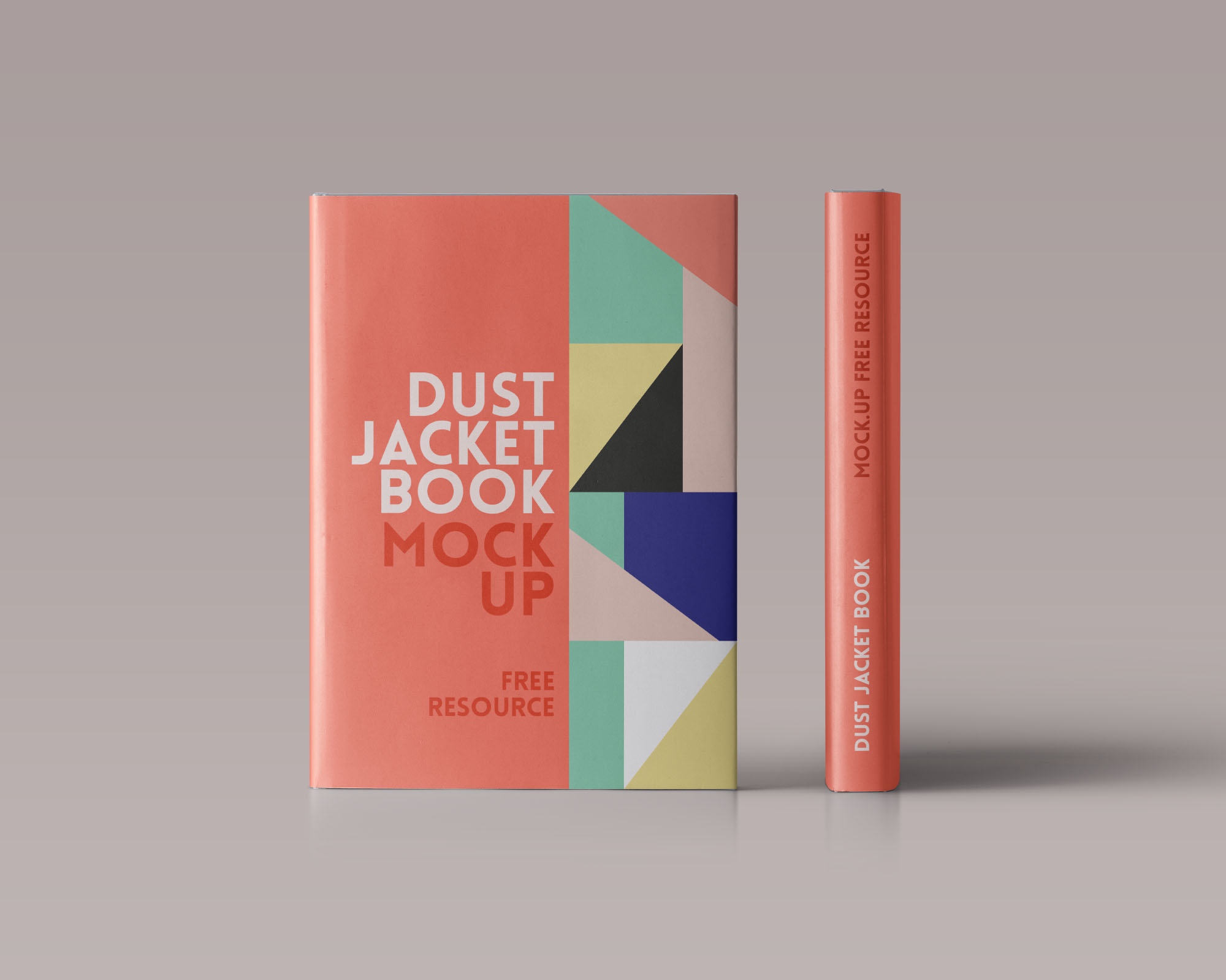 Dust Jacket Book Mockup