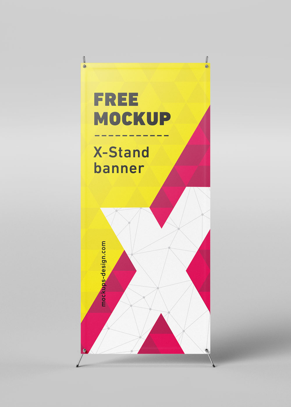 New X-Stand Banner Mockup