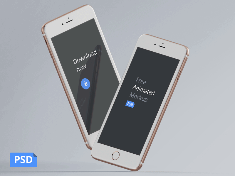 Animated Video iPhone Mockups