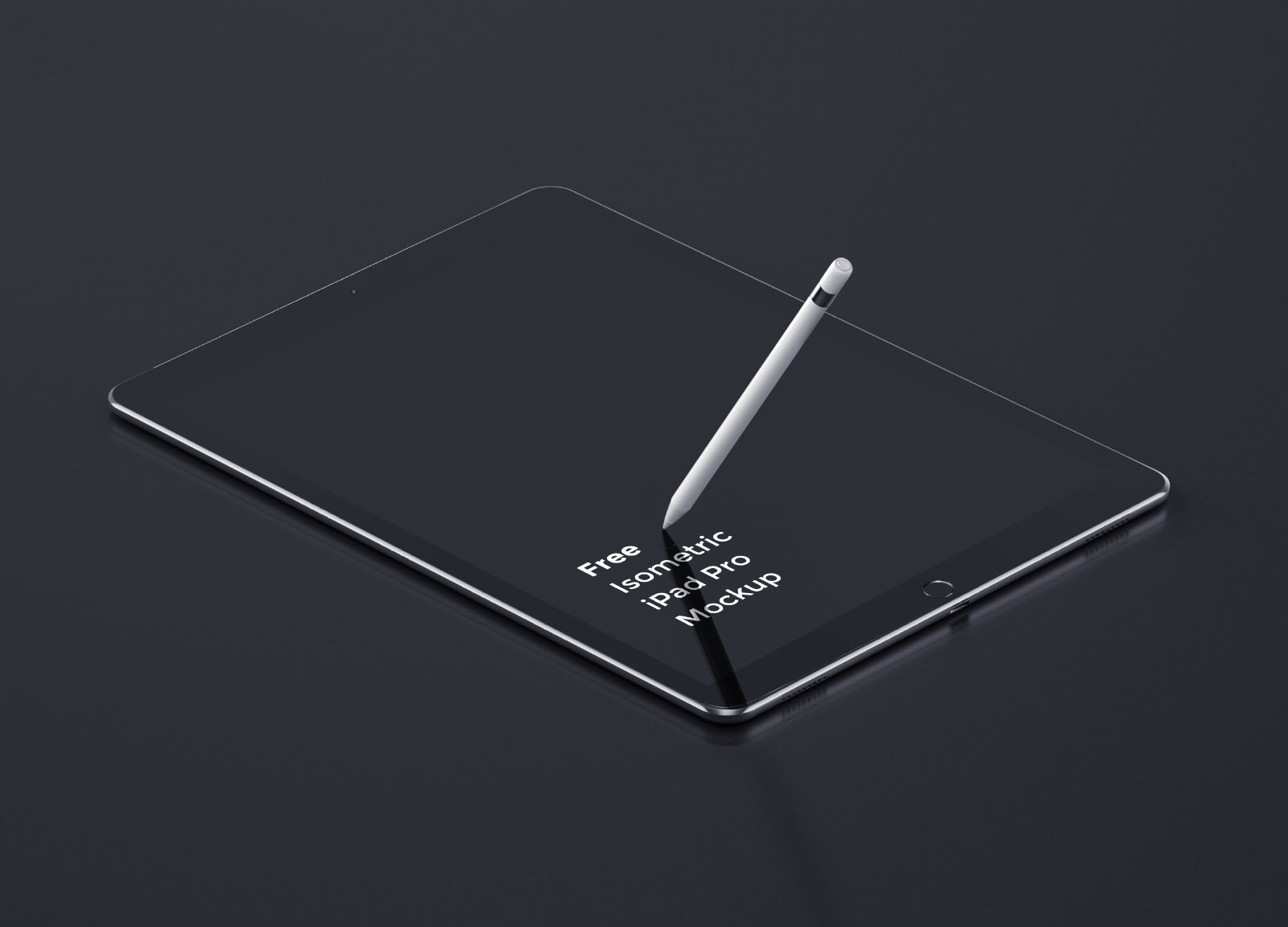 iPad Pro Tablet Perspective Mockup