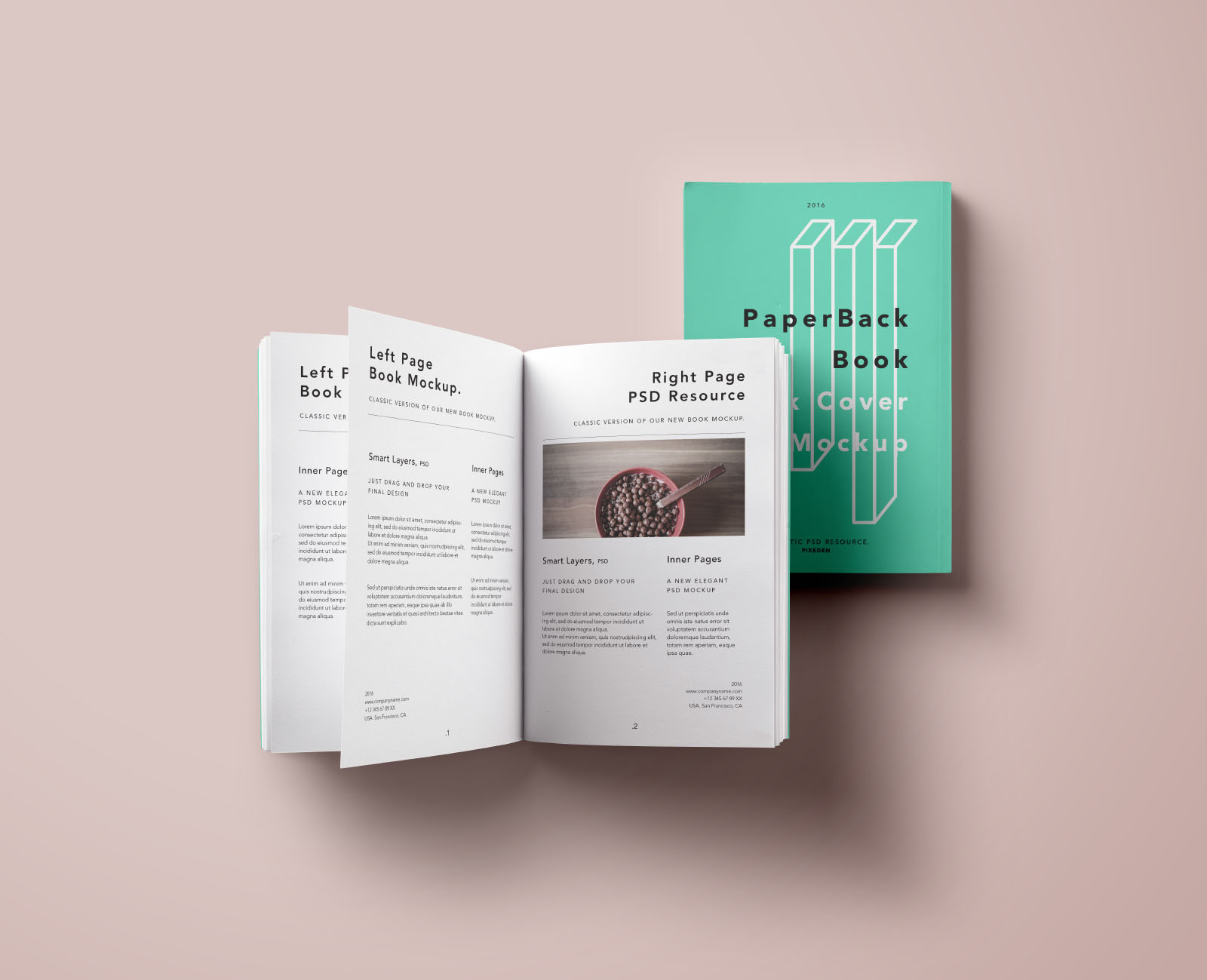Paperback Book Softcover Book Mockup