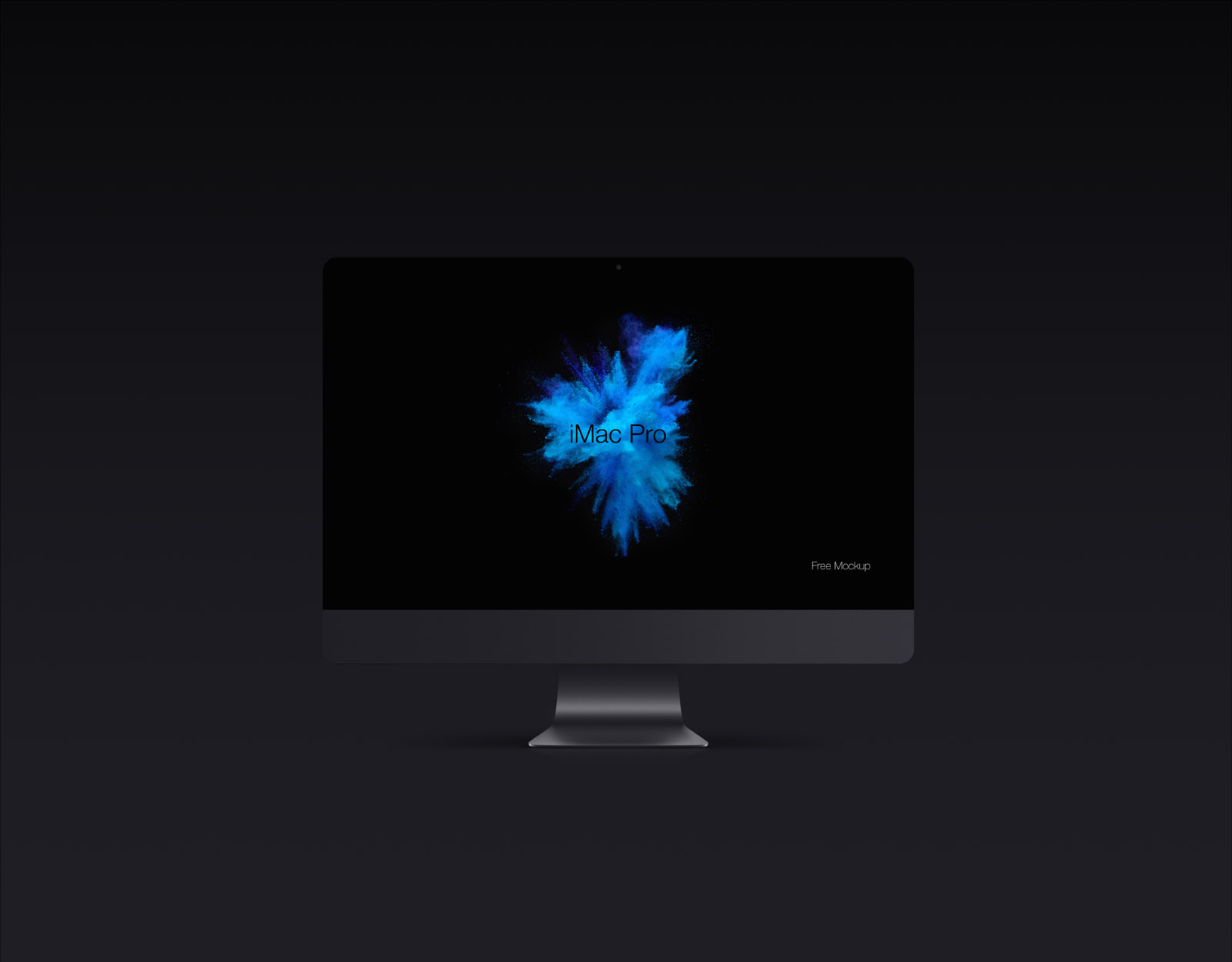 Dark iMac Pro Screen Mockup