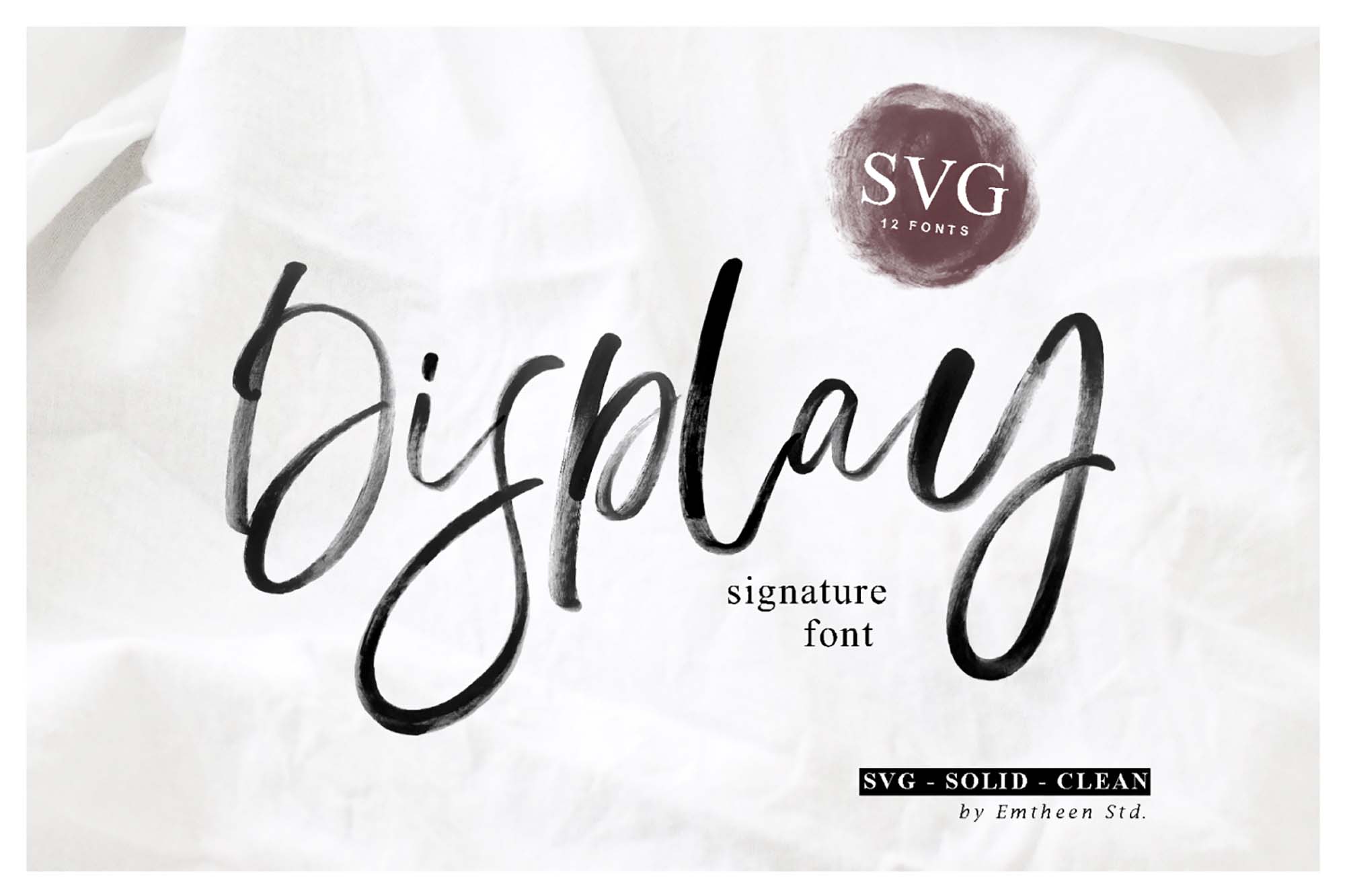 Display Signature Font (SVG)