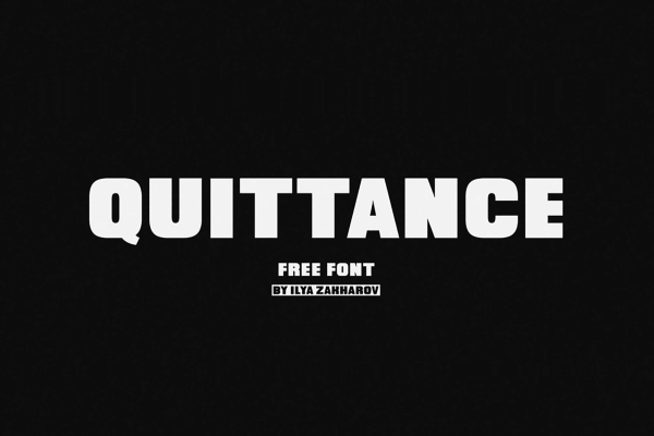 Quittance Sans Serif Font