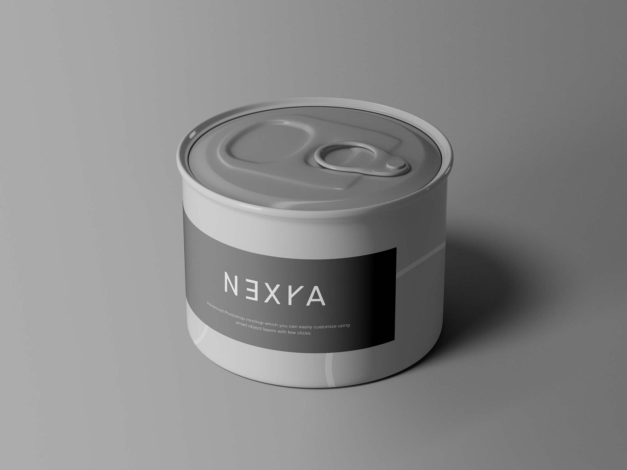 Small Tin Can Mockup