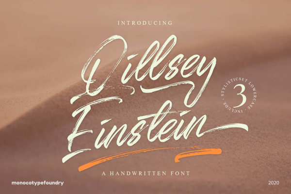 Qillsey Einstein Handbrush Font