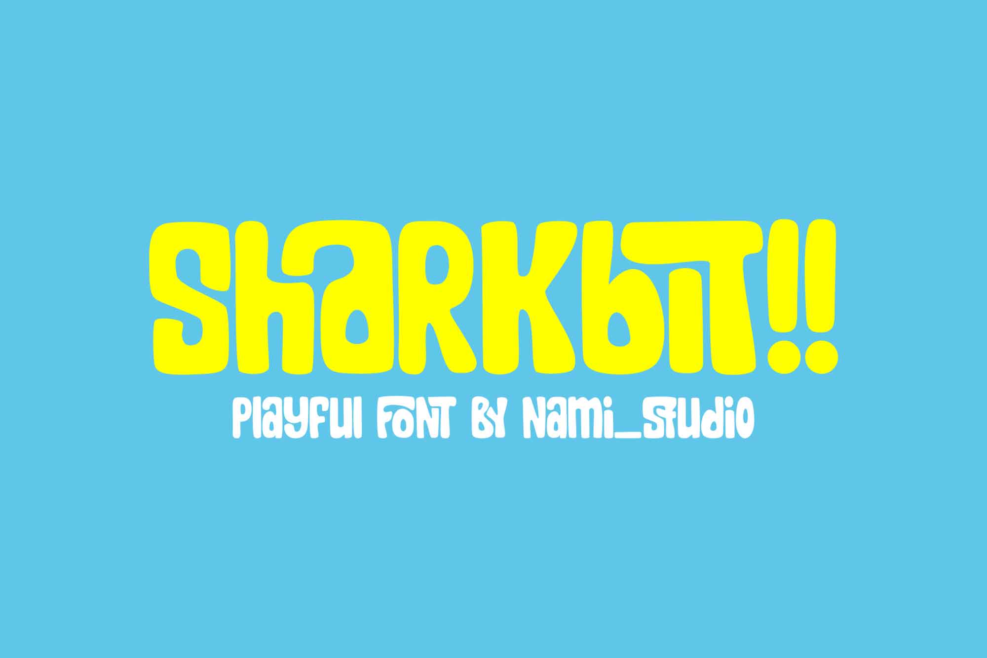 Sharkbit Display Font