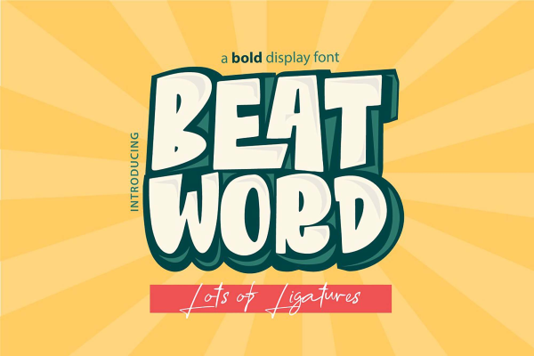 Beat Word Comic Font
