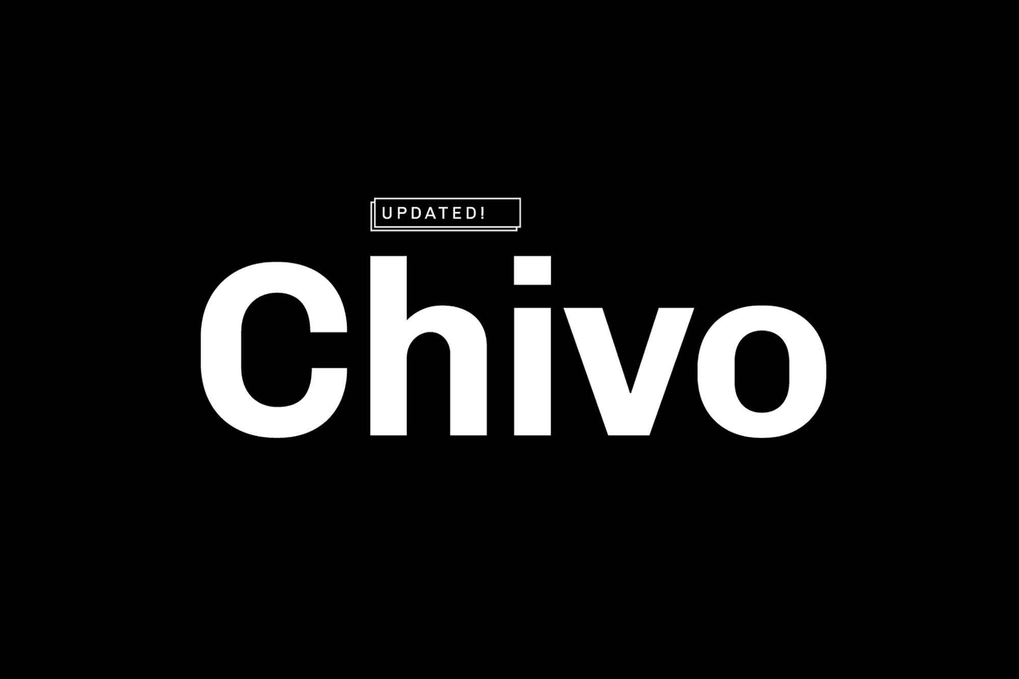 Chivo Sans Serif Font