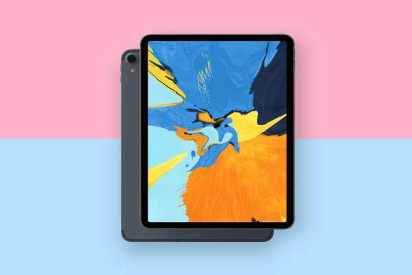 iPad Pro Font and Back Mockup