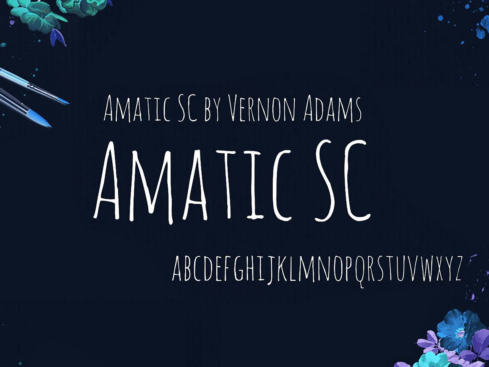 Amatic SC Display Font