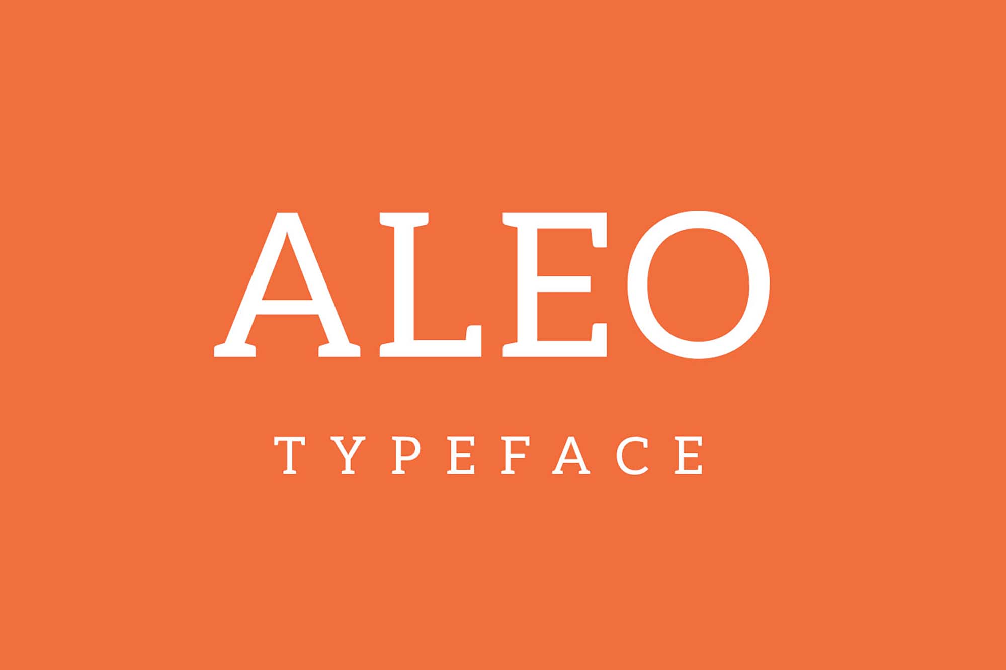 Aleo Slab Serif Font