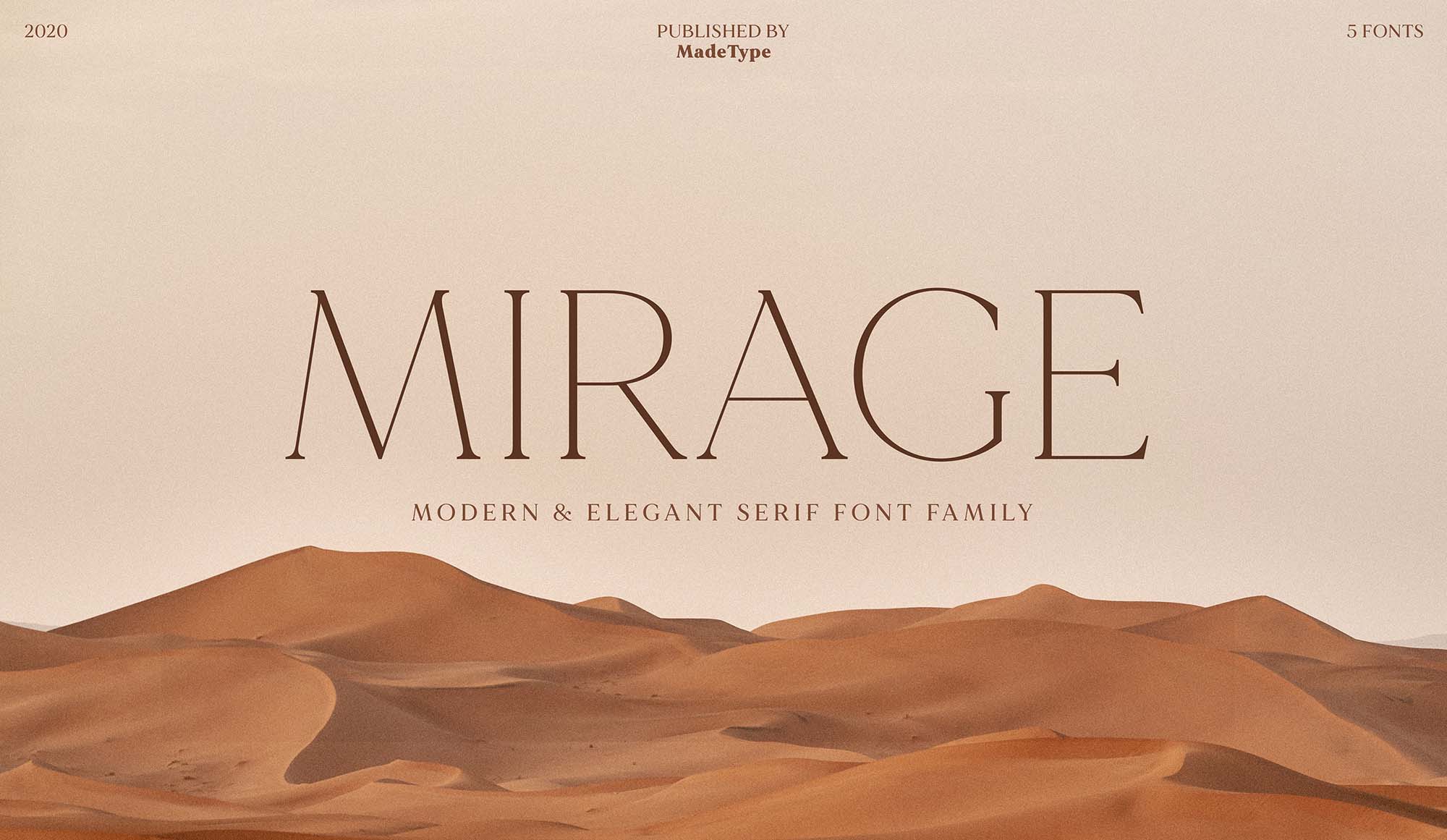 Stylish Made Mirage Serif Font
