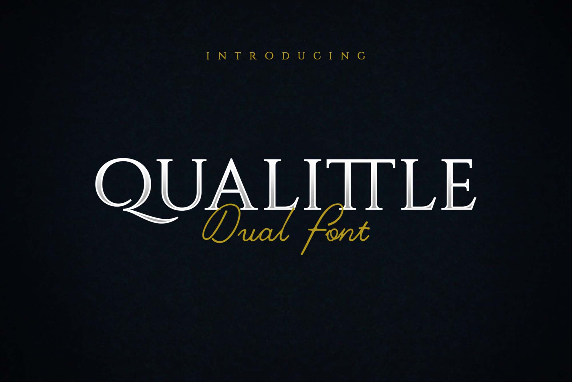 Branding Quality Dual Font