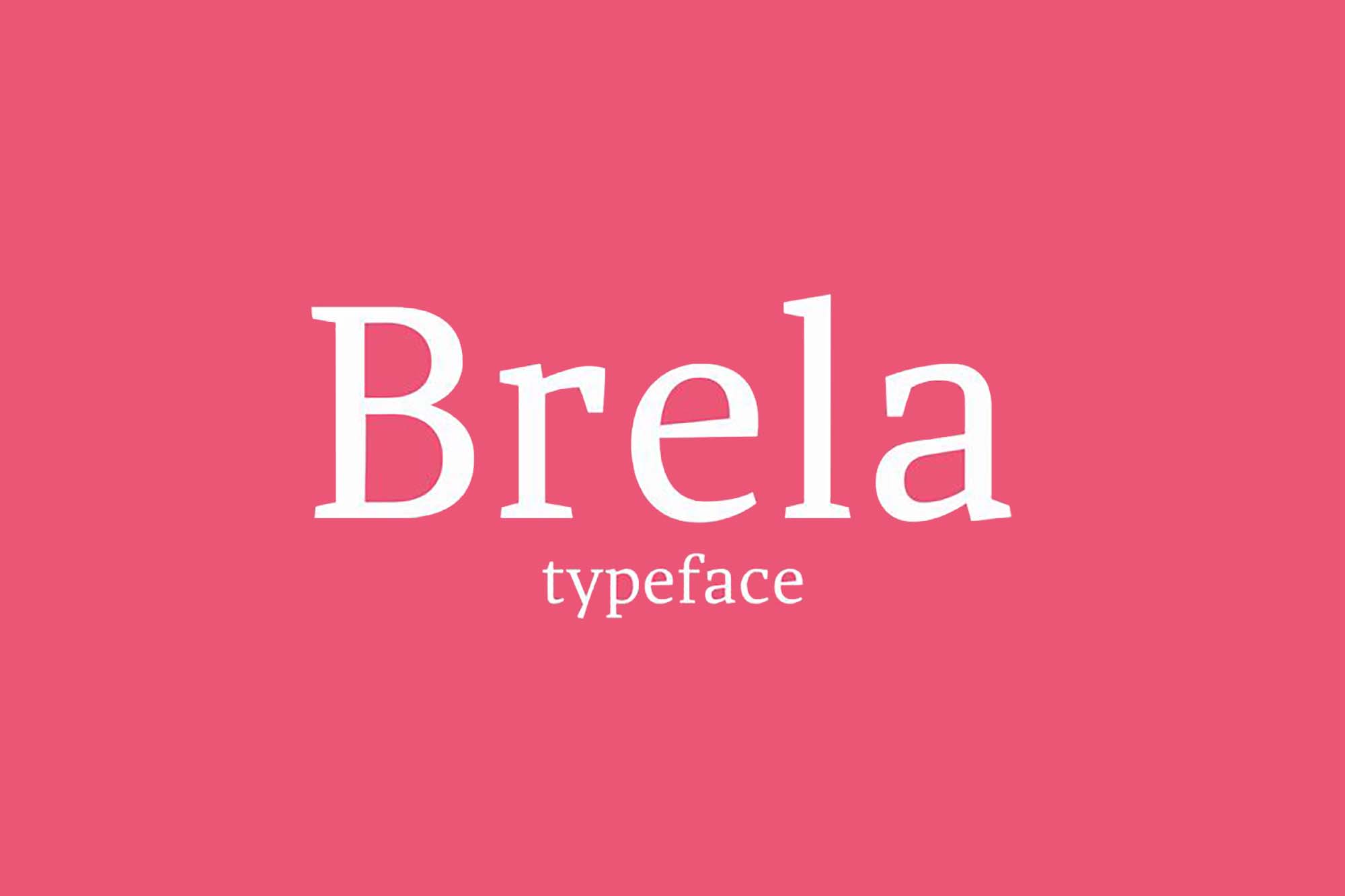 Brela Serif Typeface