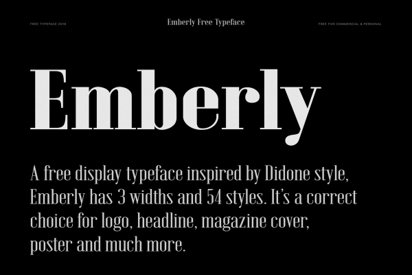Emberly Stylish Typeface