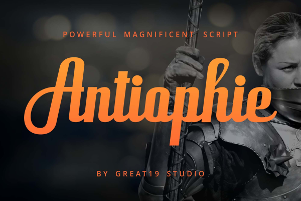 Antiophie Script Font