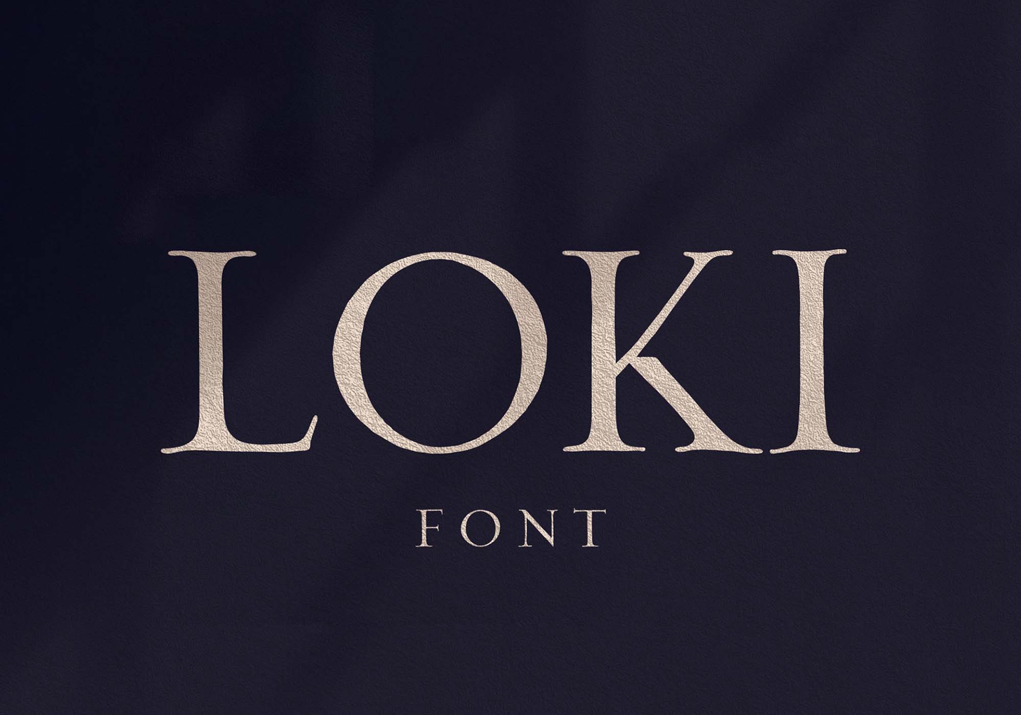 Loki Serif Script Font