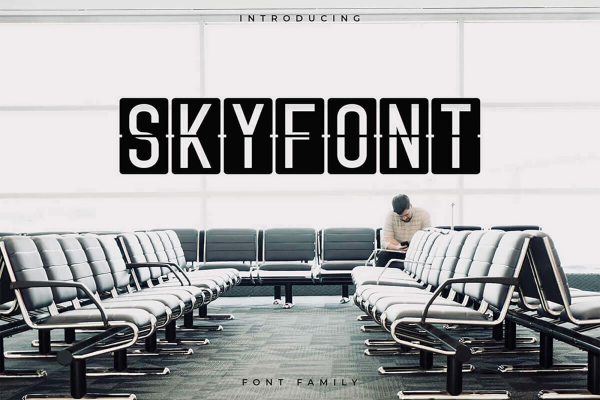 Skyfont Sans Serif Font