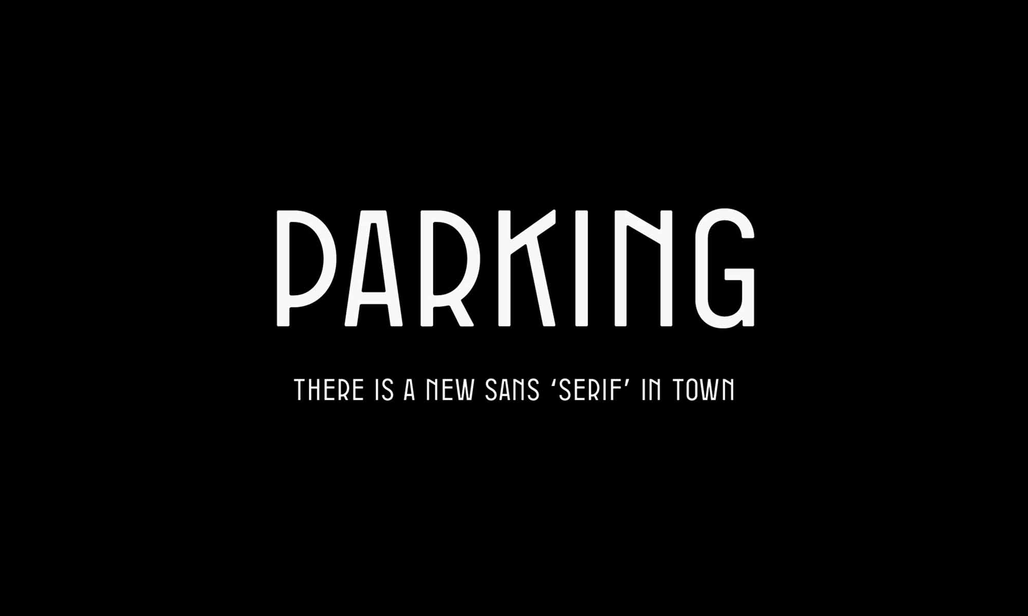Parking Sans Font