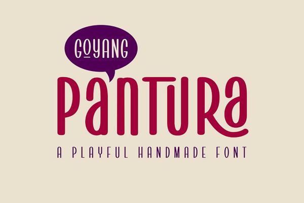 Pantura Display Font