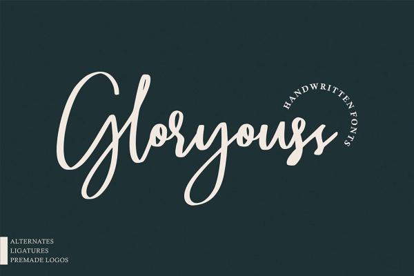 Gloryouss Handwritten Font