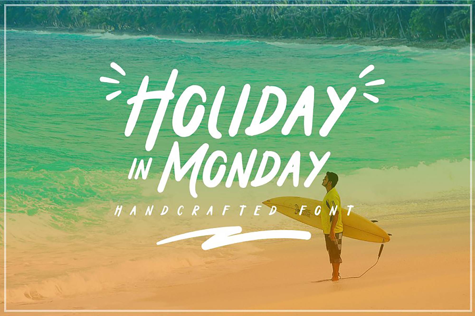 Holiday in Monday Display Font